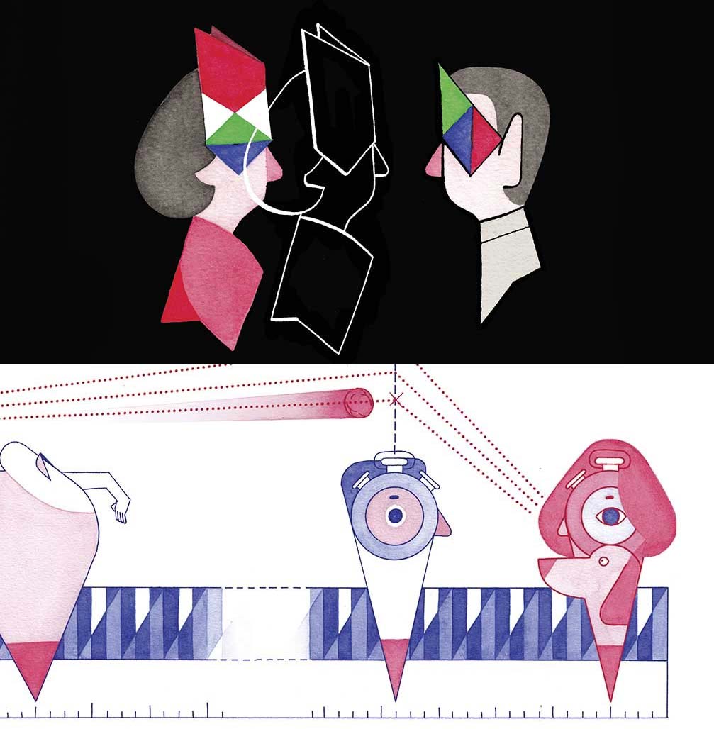 تصاویر کتاب روشنگری‌های آلبرت اینشتین، تصویرگر: آن-مارگو رمستاین 