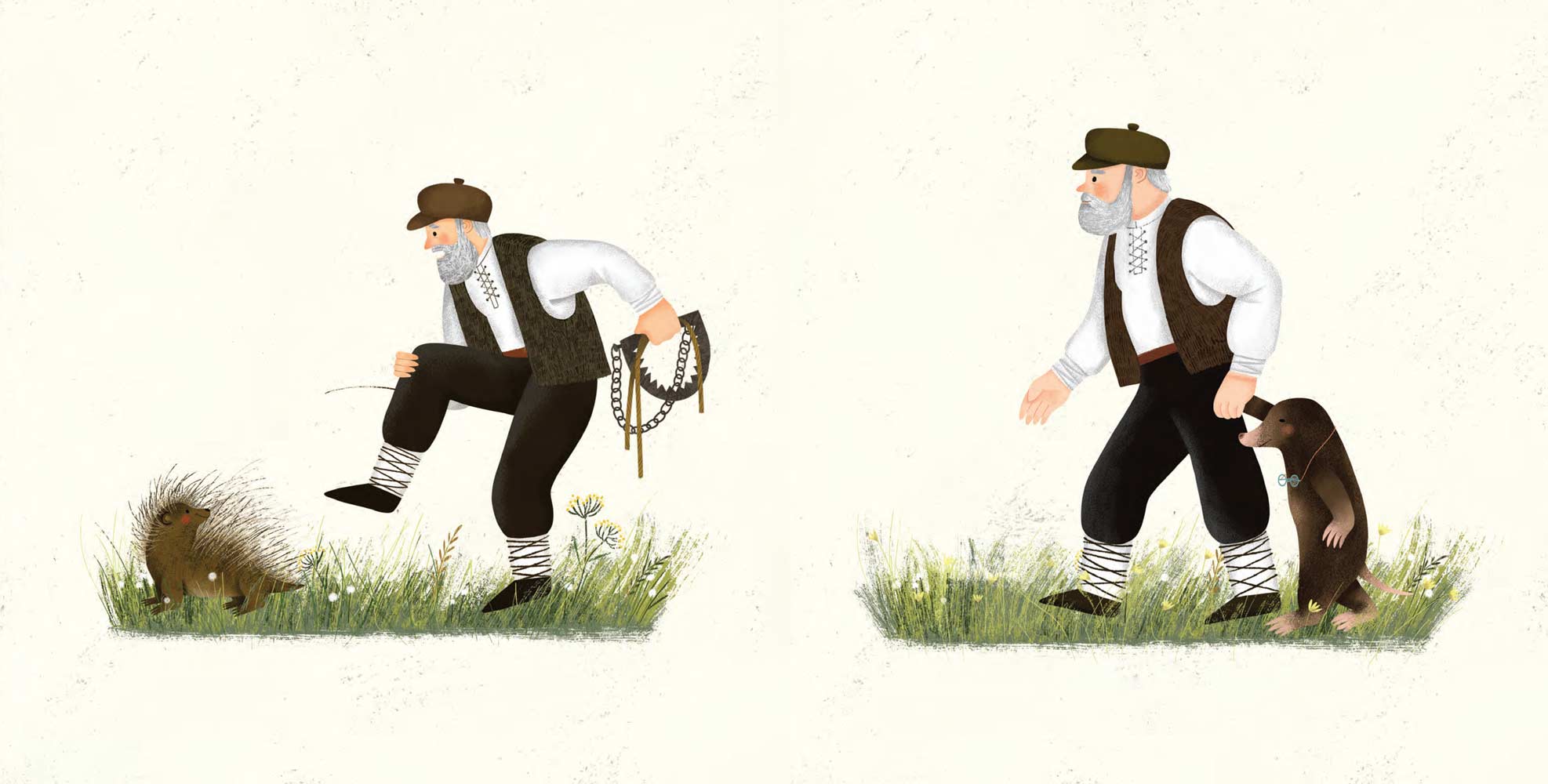 تصاویر کتاب سیاگالش نگهبان جنگل، تصویرگر: پروین حیدری&zwnj;زاده