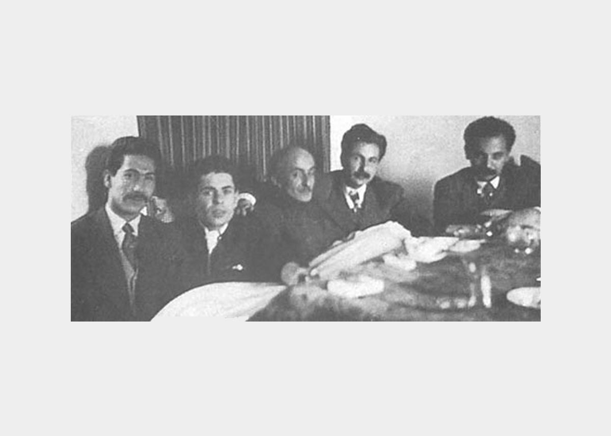 بنیانگذاران انجمن ادبی شمع سوخته