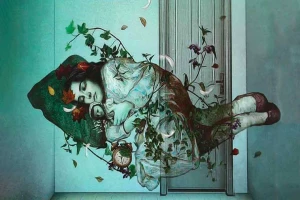 عکس روی جلد کتاب لالایی برای دختر مرده تصویرگر پژمان رحیمی زاده