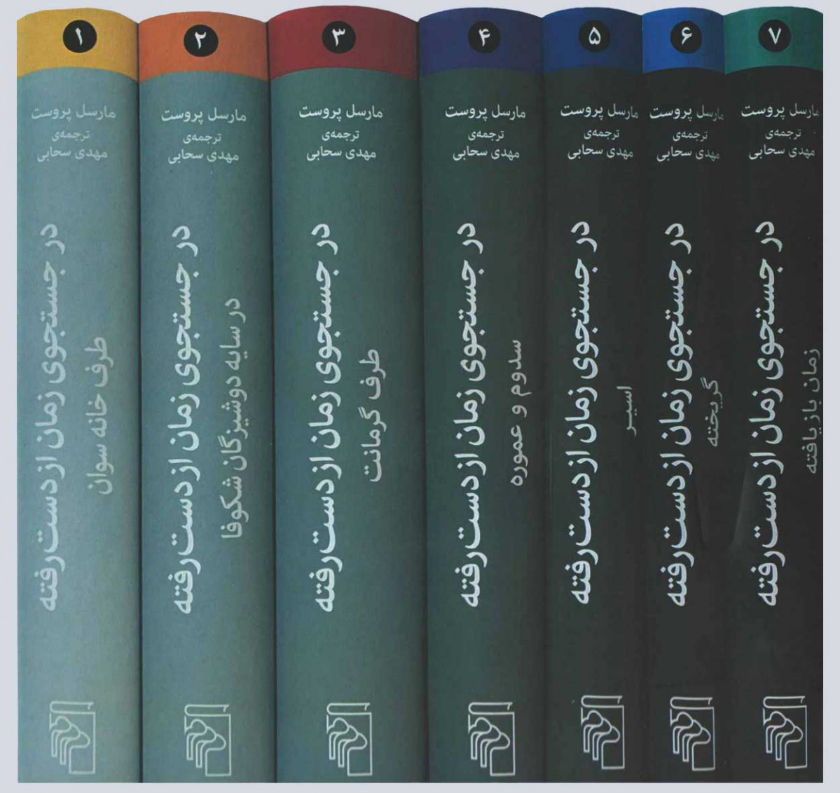 روی جلد کتاب در جستجوی زمان از دست رفته (7 جلدی) روی جلد کتاب در جستجوی زمان از دست رفته (7 جلدی)