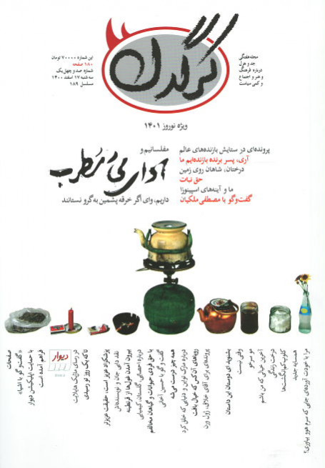  روی جلد مجله کرگدن (۱۴۱) ویژه نوروز ۱۴۰۱