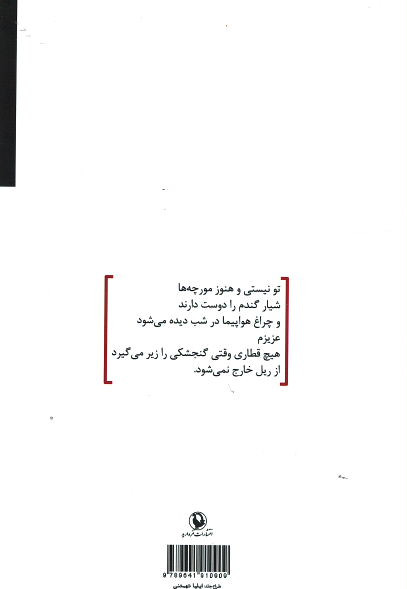 پشت جلد کتاب یک بسته سیگار در تبعید پشت جلد کتاب یک بسته سیگار در تبعید